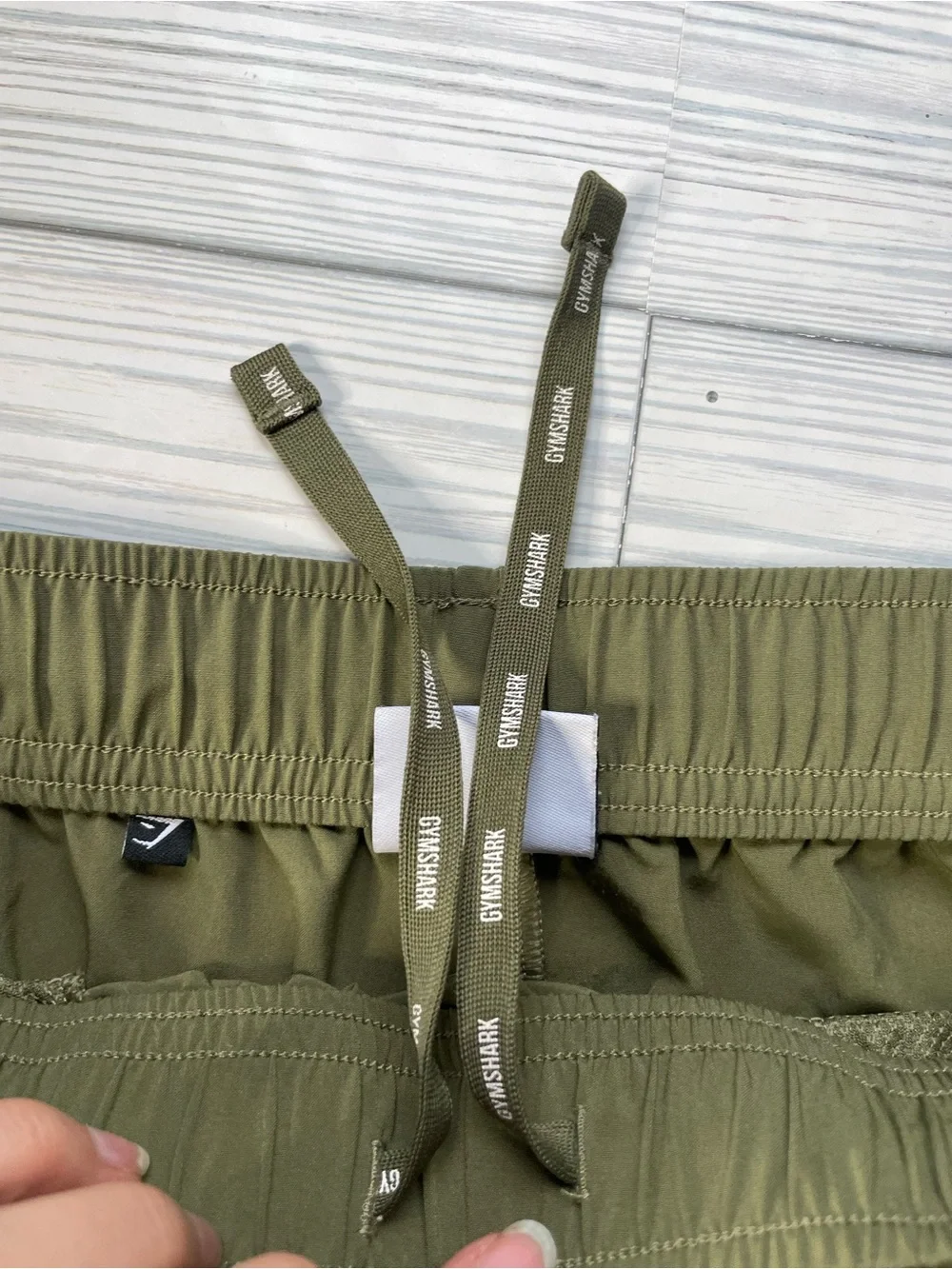 GynShark Olive Green Women's performance Joggers zipper detail size medium‎